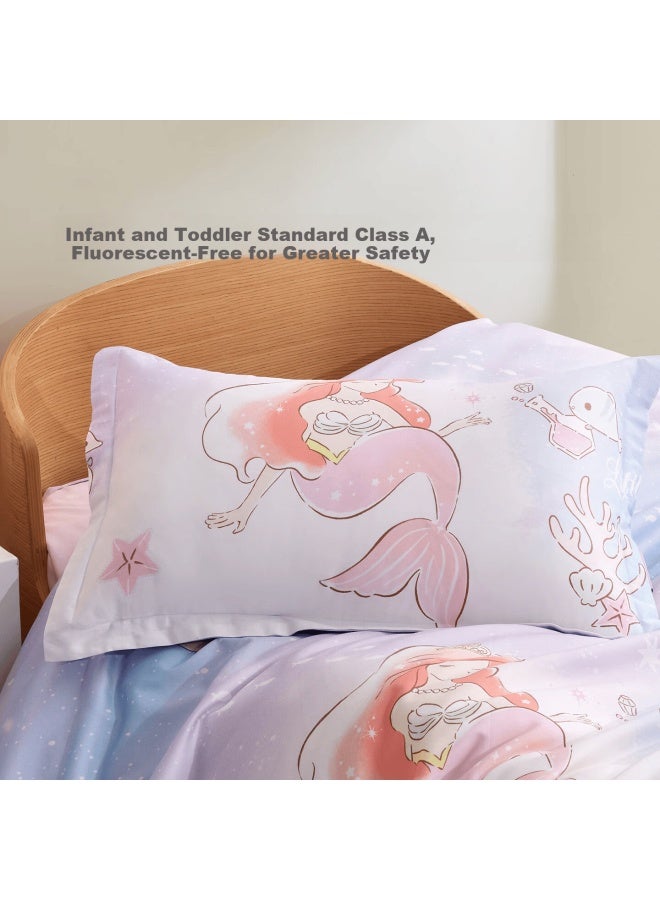 Luolaikids 100% Cotton Pillowcase Pair A-class 60s Cotton Children's Pillowcases 48x74cm