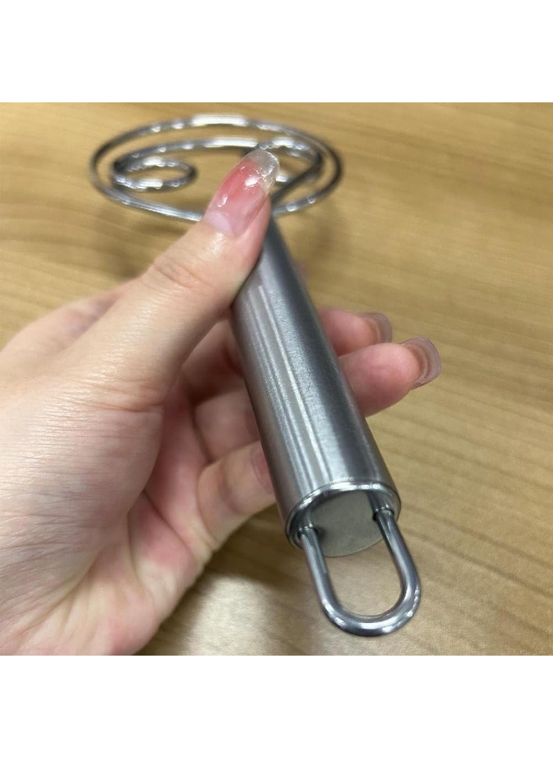 Prostuff.in Prostuffin 2 Pcs Multifunctional Stainless Steel Dough Mixer Hand Tool with Round Handle Home Baking Whisking TimeSaving Easy to Clean Sliver  - Image 4