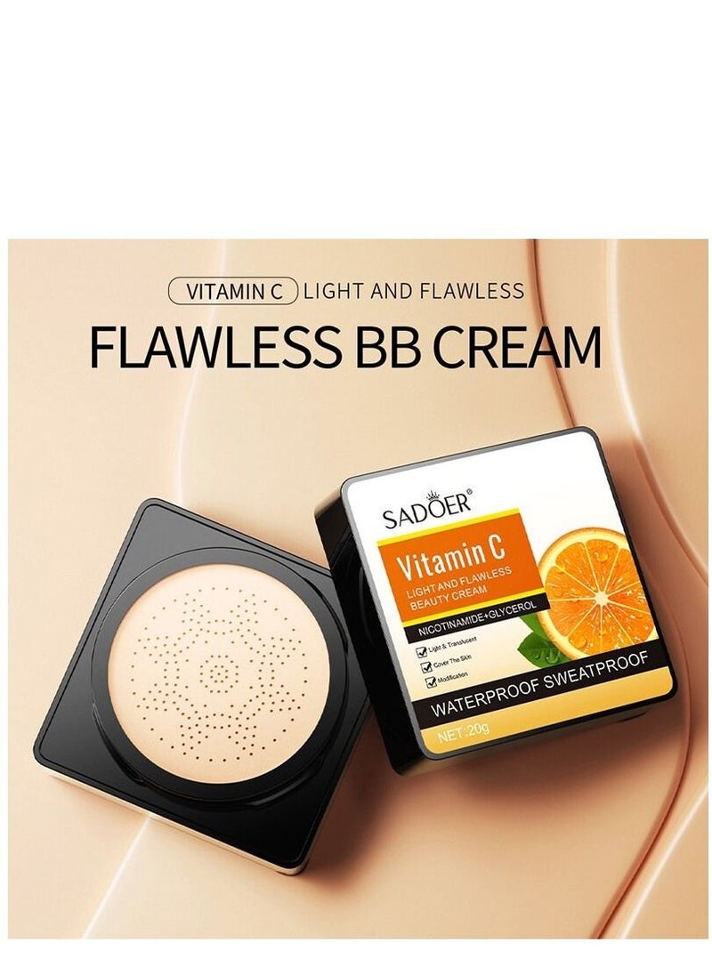 SADOER Sadoer Vitamine C Light and Flawless Beauty Cushion Cream (Light Beige)  - Image 2