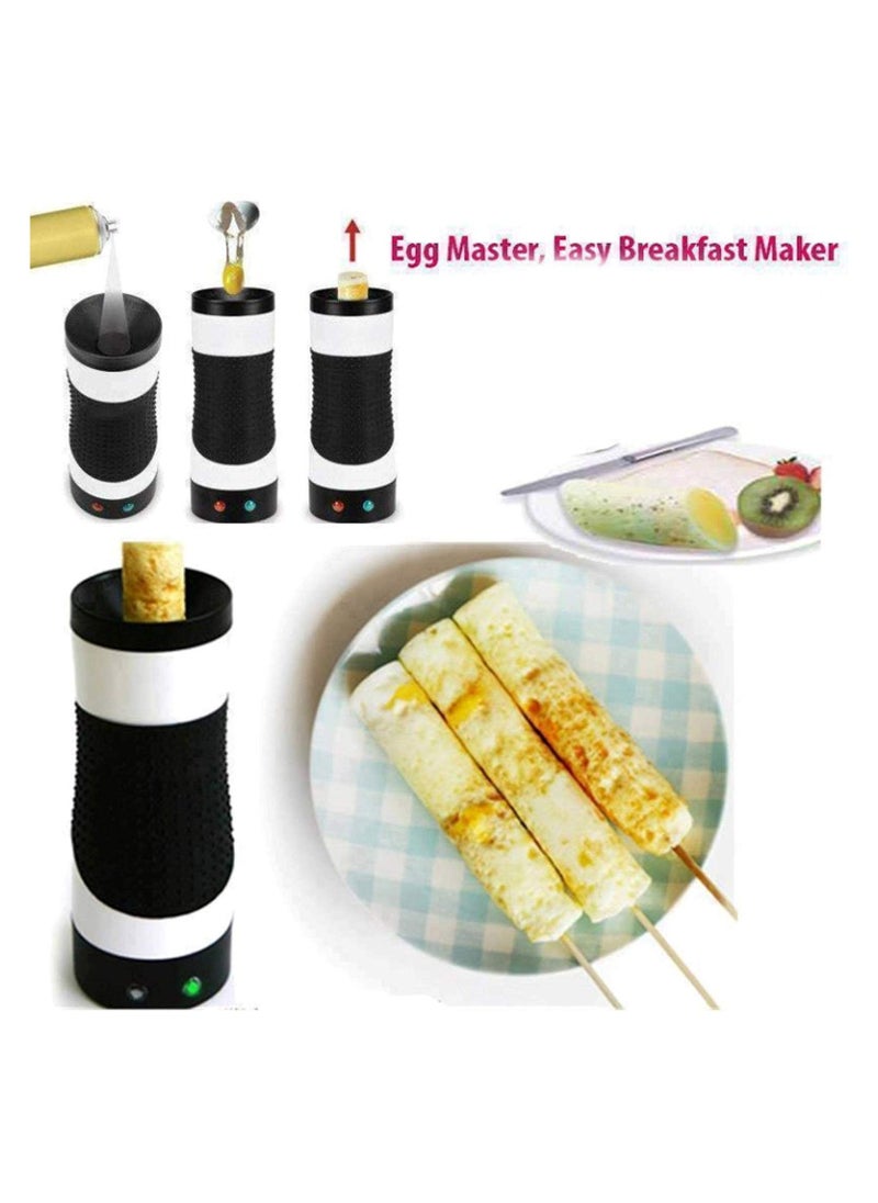 Generic Electric Egg Roll Maker & Omelette Breakfast Egg Boiler - Multifunctional Mini Kitchen Machine for Egg, Sausage, and DIY Breakfast Cups - Fast & Easy Breakfast Cooker for Home Use  - Image 2
