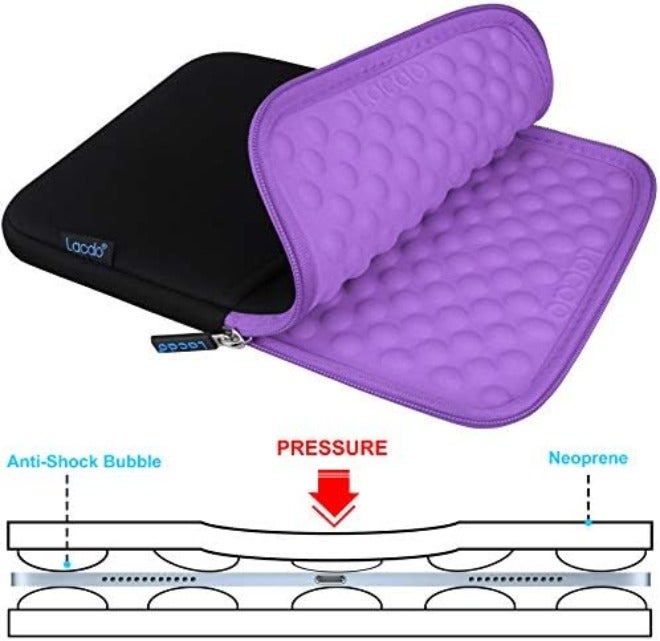 Lacdo Tablet Sleeve Case for 11 inch iPad A16 / 11 inch iPad Air M4 M3 M2 / 11" iPad Pro M5 M4 / 10.9" iPad /10.2" iPad /10.9" ipad Air / 11 Inch Samsung Galaxy Tab A9+ Bag, Fit Magic Keyboard, Black - Image 4