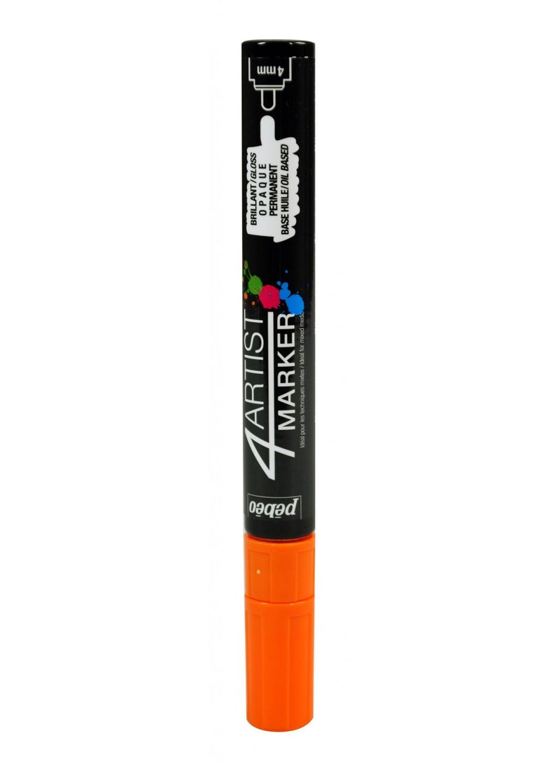 Pebeo علامة 4Artist بقطر 4 مم برتقالية من بيبو - Image 1