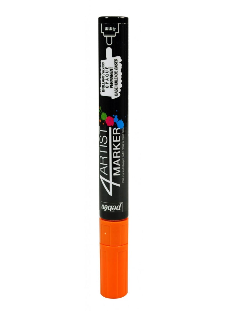 Pebeo علامة 4Artist بقطر 4 مم برتقالية من بيبو - Image 3