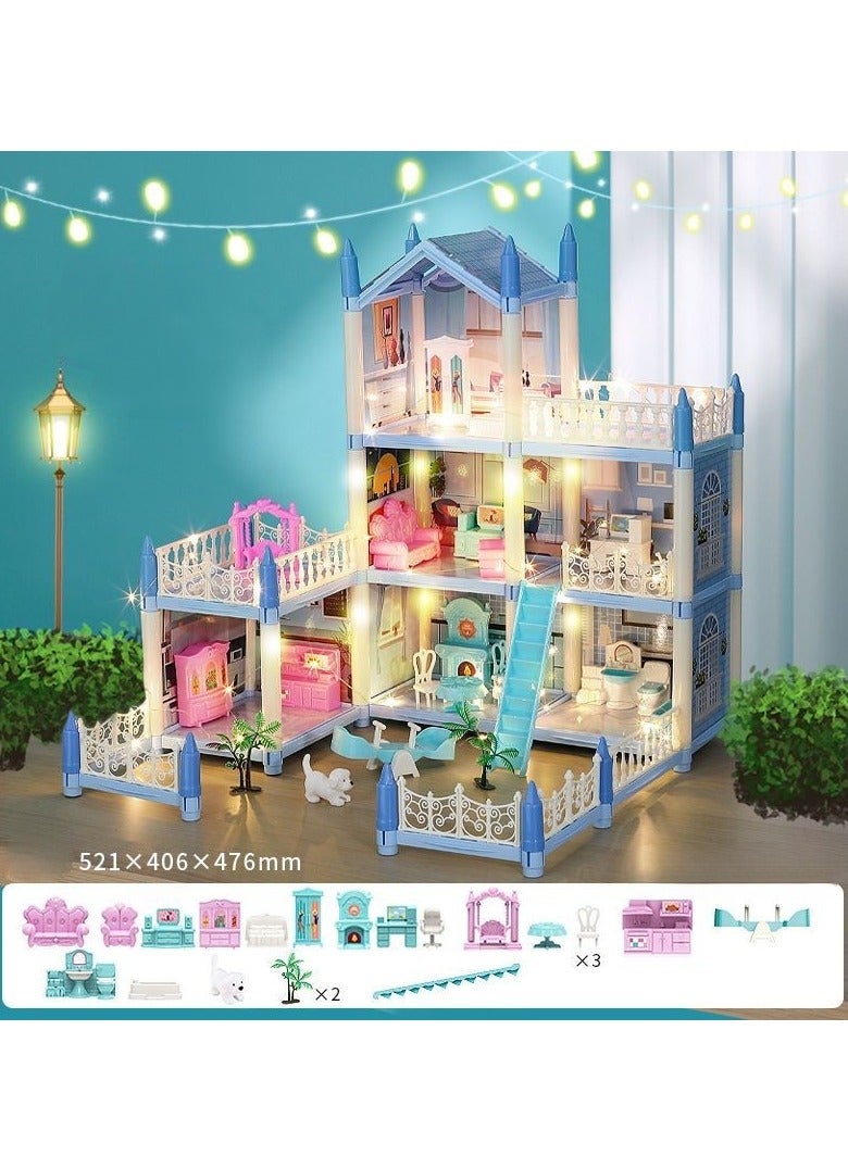 ألعاب بناء بيت الدمية للفتيات الصغيرات أفكار هدايا DIY