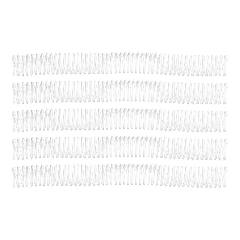 Spiral Binding Coils 25.4mm Diameter 215 Sheets Capacity 360 Degree Rotation - 48 Loops 4:1 Pitch Plastic Binding Spines for Office Documents - Image 2