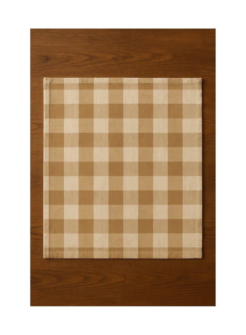 Mawan 4-piece leather serving tray and table mat set, heat and water resistant, non-slip, 30 x 40 cm - Image 3