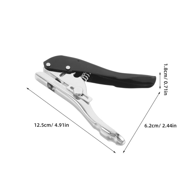 Heavy Duty Edge Banding Hole Punch Pliers 10mm Single Hole Puncher With Screw Cover - Image 3