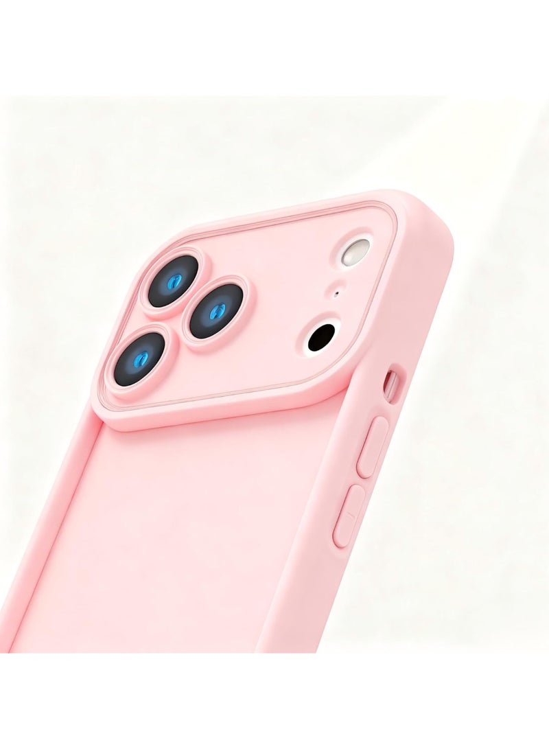 Phone 17 Pro Max Case - Premium Slim TPU Cover with Full Camera Protection, Shockproof Anti-Scratch Back Cover – Pink - Image 5