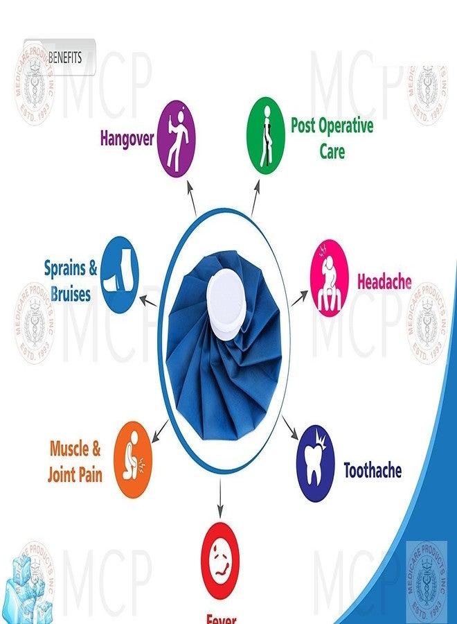 أم سي بي كيس الثلج MCP يُستخدم للإسعافات الأولية، والإصابات الرياضية، وتسكين الآلام، والعلاج بالتبريد - Image 4
