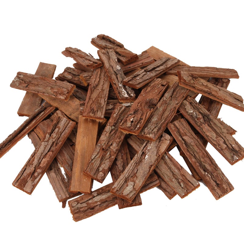 BYHER 4" Craft Sticks, 45Pcs Wooden Sticks for Crafts, Natural Wood Log Twigs for DIY Photo Props, School Projects, Card Making (Rustic) - Image 2