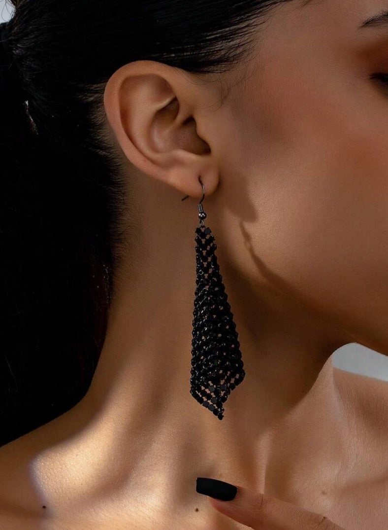 إيكوال حلق أذن نسائي طويل بتصميم انيق وعصري - Image 1