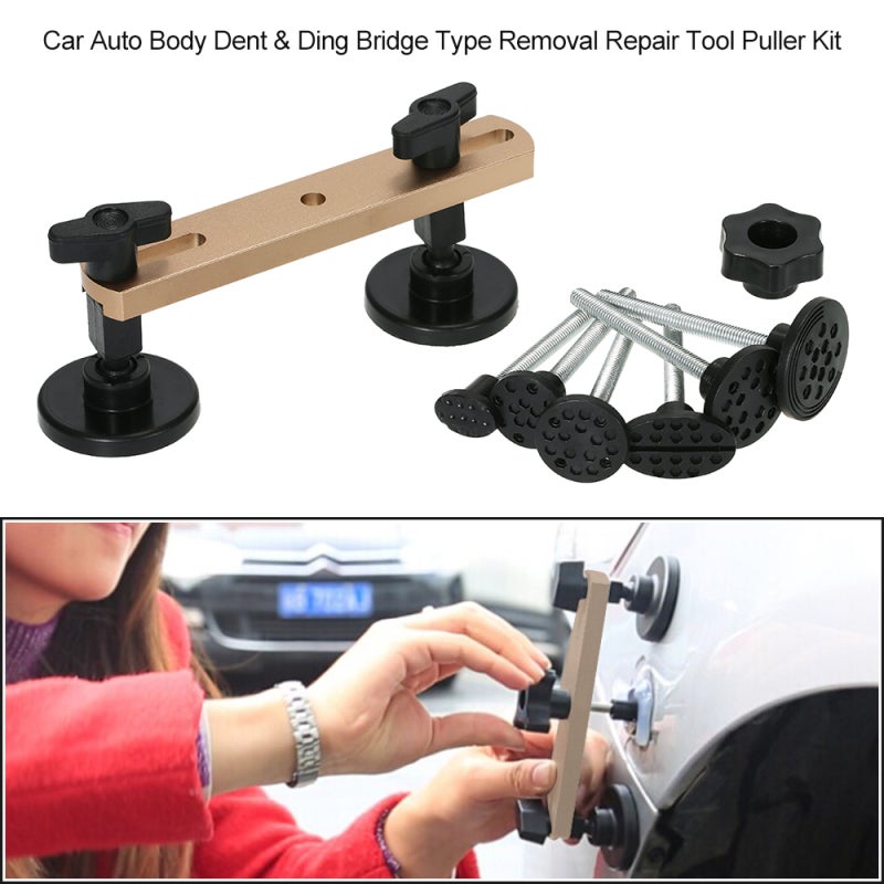 Car Auto Body Dent & Ding Bridge Type Removal Repair Tool Puller Kit - Image 3