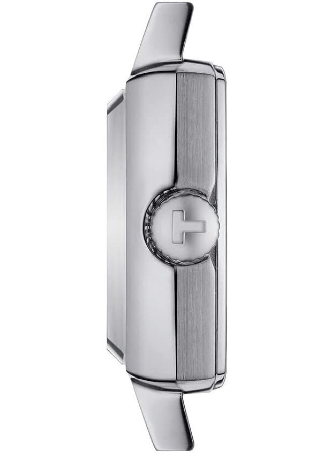 TISSOT Women's Lovely 316L Stainless Steel case Swiss Quartz Watch with Faux Leather Strap, Multicolor, 9 (Model: T0581091703600), White,Brown, Quartz Watch - Image 5