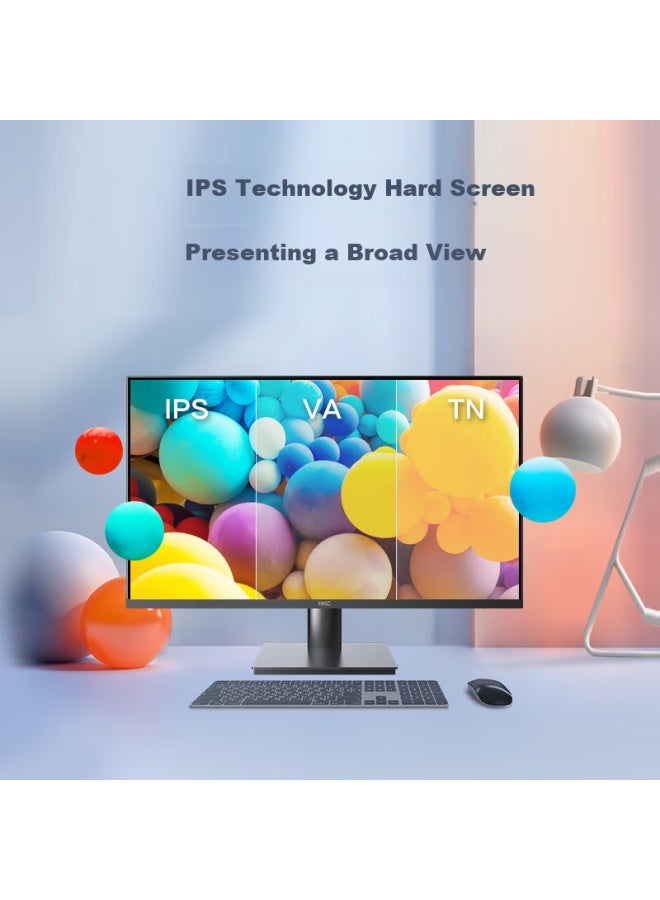 Hkc 31.5-inch Ips Screen Anti-blue Light Non-flicker Wide Color Gamut Three-sided Micro-edge Wall-mountable Energy Star Certified Business Office Desktop Computer Monitor V3218 - Image 2