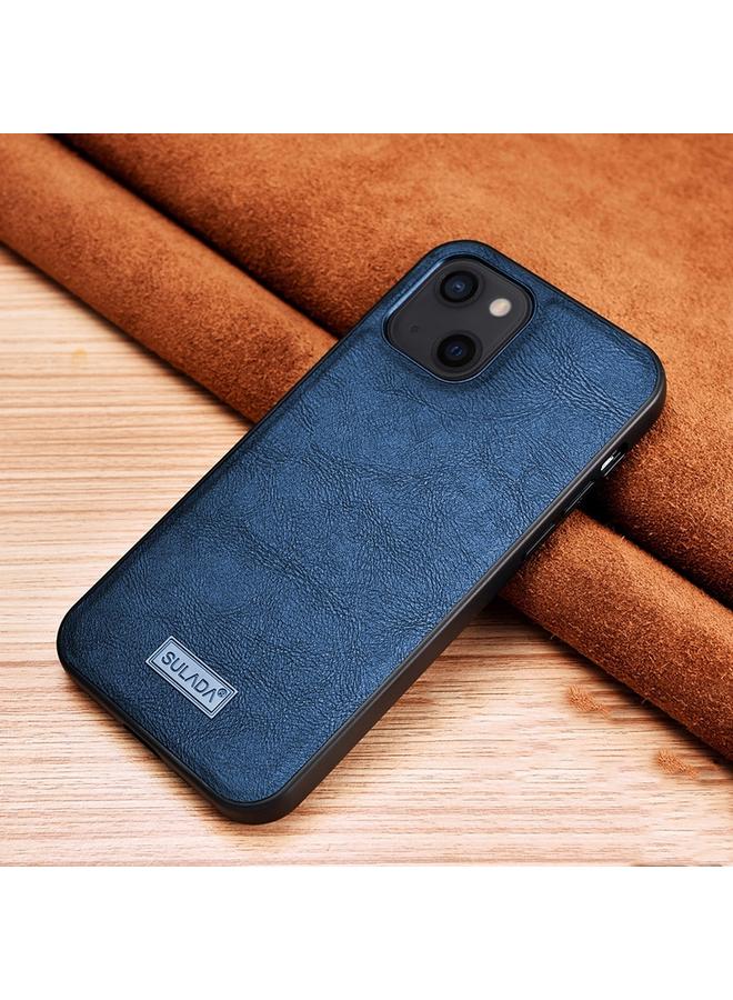 The Bros Case For iPhone 13 Shockproof TPU + Handmade Leather Protective Case