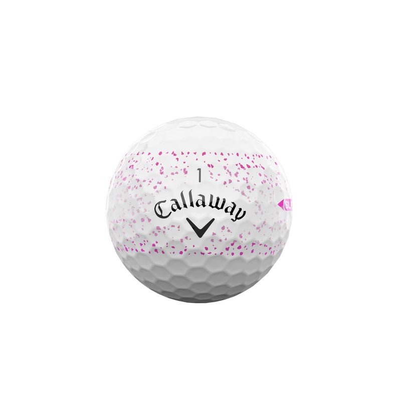 Callaway Golf Supersoft Golf Balls (2025, Pink Splatter) - Image 2