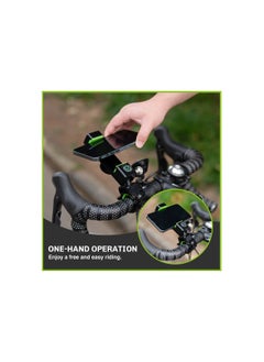 SYOSI Bike Phone Mount, Bicycle & Motorcycle Handlebar Cell Phone Holder,  Mountain & Road Bicycle Handlebar Holder, Universal with 360° Fit  for iPhone and more 4.7" - 6.8" Cellphone  - Image 5