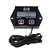 Timorn Tachometer for Small EngineInductive Hour Meter for 2 Stroke 4 Stroke Small Engine Timorn Replaceable Battery Waterproof Tachometer for Chainsaw Marine ATV Motorcycle UTV Engine Black - Image 2