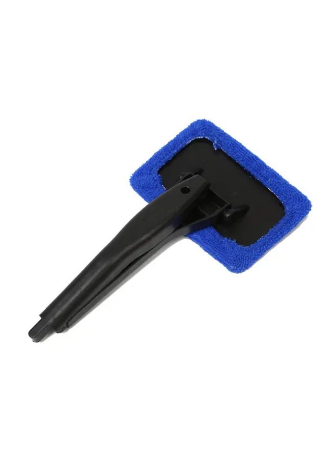 Dark Blue Extendable Car Window Cleaning Tool Set with Washable Reusable Microfiber Pad - Image 1
