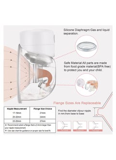 Gonice Silent Electric Double Hands Free Wearable Pump With Massage Mode, USB Rechargeable  - Image 4