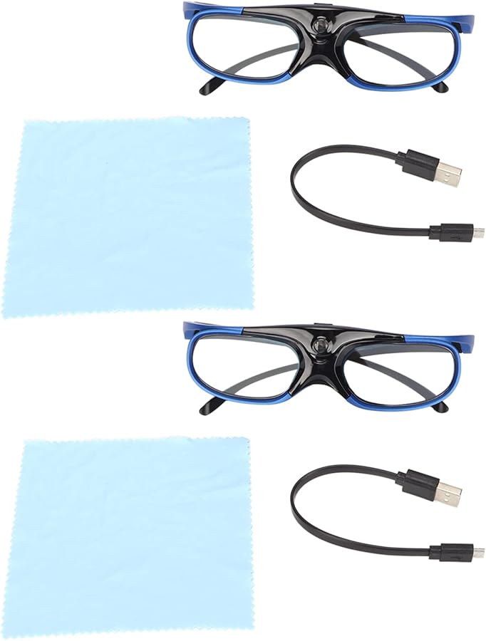 Rechargeable DLP Link 3D Glasses 144Hz with Eye Rotation for ZX4 H1 Projector - Image 2