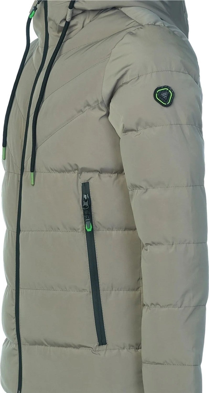 Sivaist Cream Boy Water and Windproof Thick Fur Inside Washable Coat & Overcoat  - Image 3