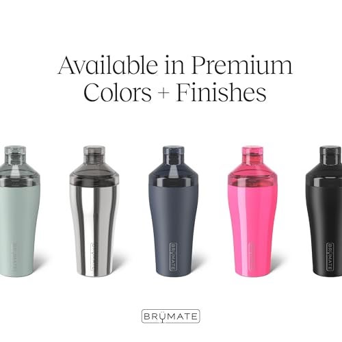 BrÃ¼Mate BrMate Cocktail Shaker 22oz Insulated Stainless Steel Shaker 100 Leakproof No Condensation Dark Aura - Image 3