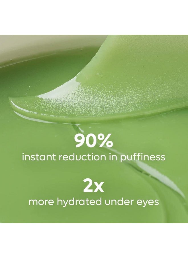 MCaffeine - mCaffeine Green Tea Hydrogel Under Eye Patches for Fine Lines Reduction | Cooling Under Eye Patch Mask with 1% Caffeine for Instant Hydration & De-Puffing | 15 Pairs - Image 1