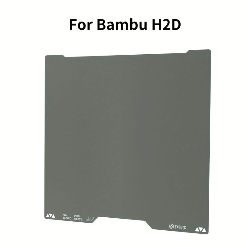 لوحة بناء FYSETC CryoNix لـ Bambu H2D X1 P1 A1 مقاومة للحرارة العالية 257x257 مم باللون الأسود - Image 1