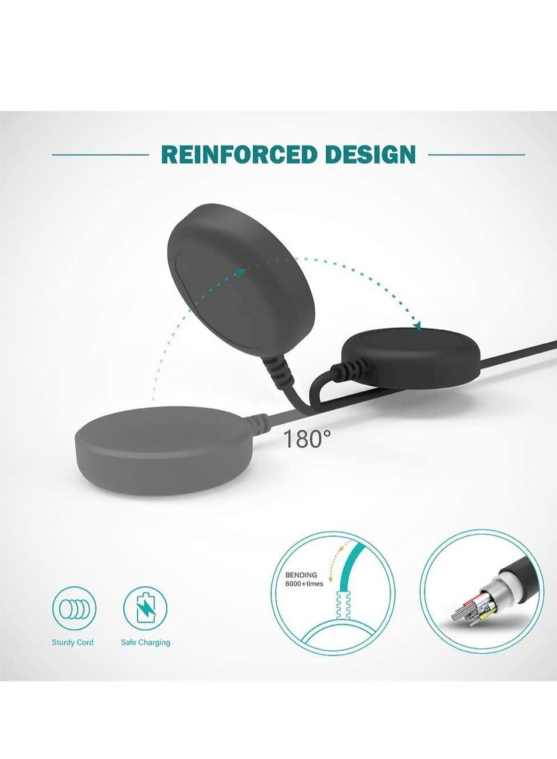 ELTRAZONE Charger Compatible with Samsung Galaxy Watch 4/4 Classic Watch3 Active 1 2 SM-R500 SM-R830 SM-R820 SM-R840 SM-R850 - USB Charging Cable 3.3ft 100cm - Smartwatch Accessories - Image 3