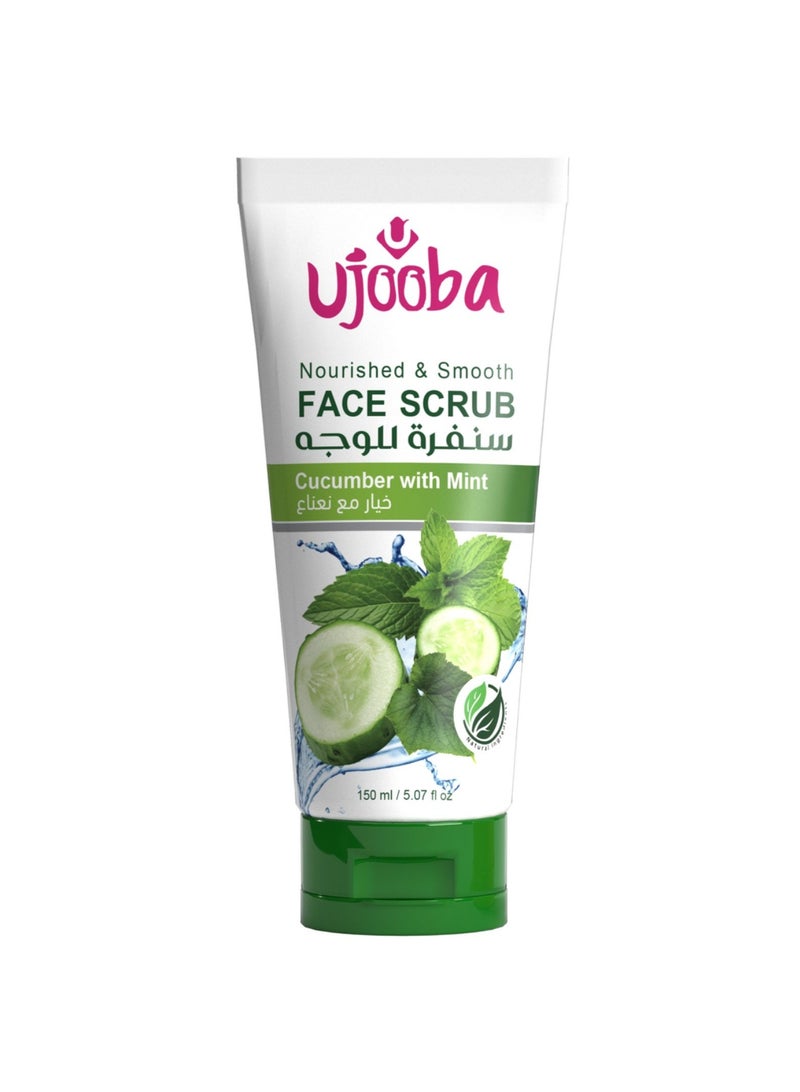 Nourished And Smooth Face Scrub Cucumber With Mint 150 ml - Pack of 1