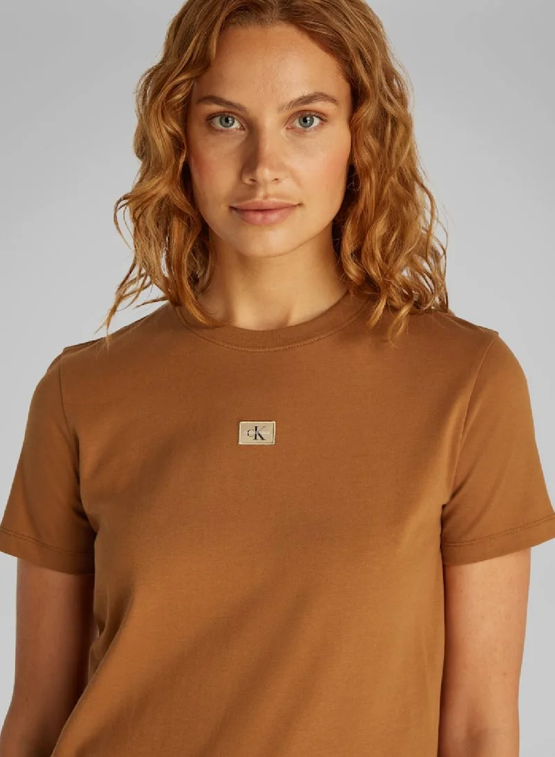 Calvin Klein Jeans Woven Label Regular Fit T-Shirt