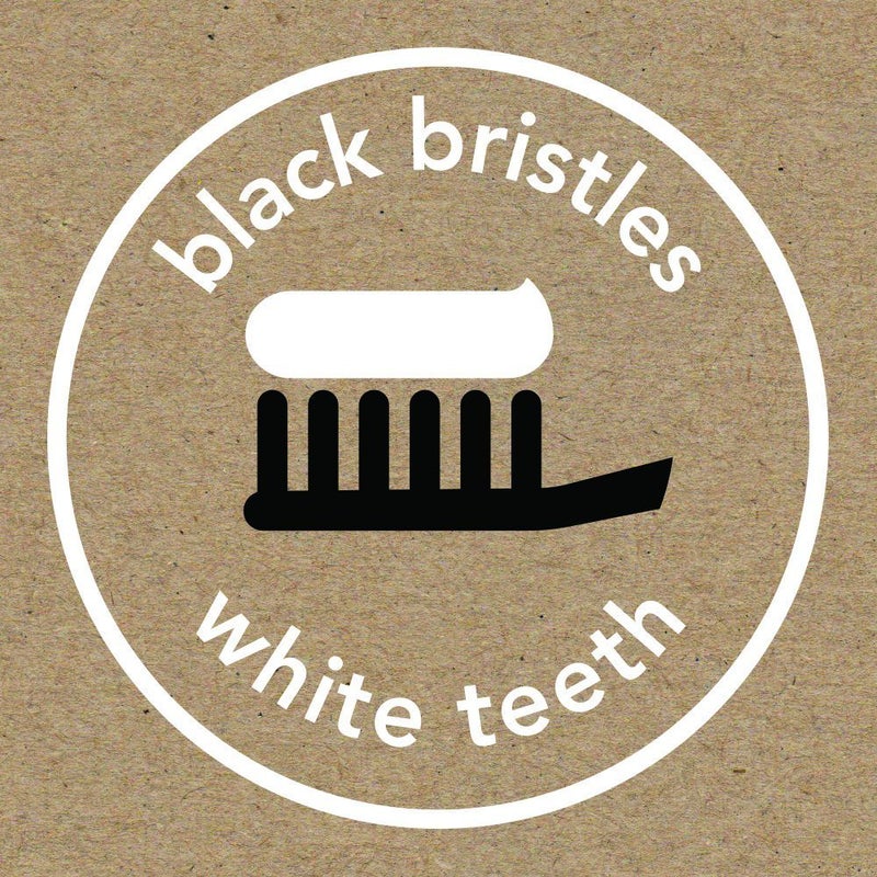 Hello Charcoal Infused Soft Bristle Toothbrush, Black, BPA Free, Vegan, Plant Based Handle, 1 Count (Pack of 6) - Image 4