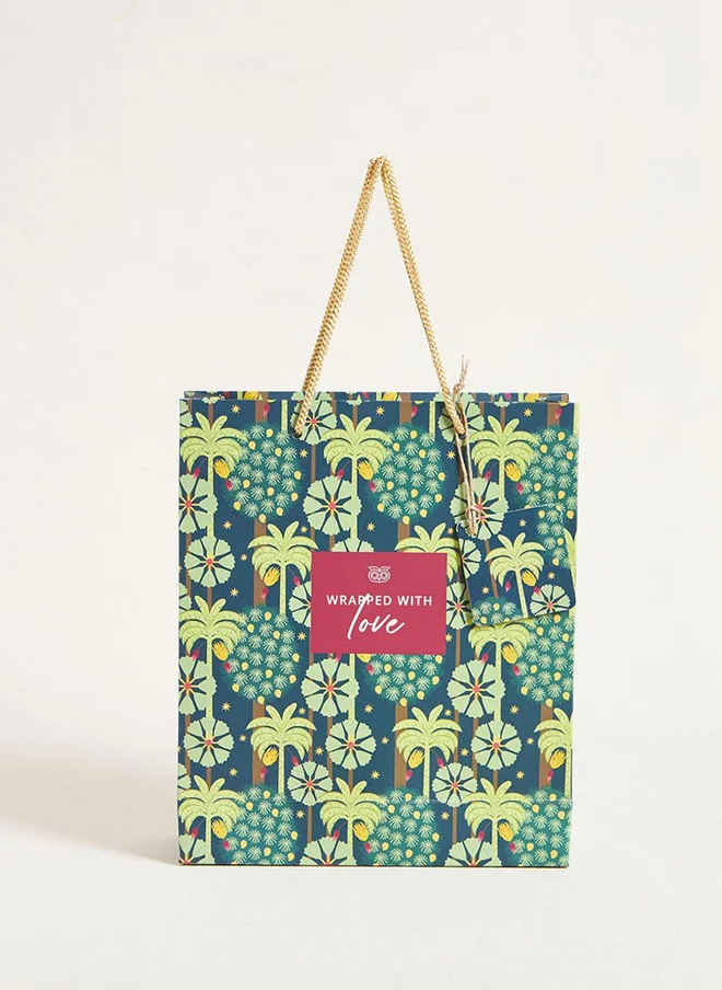 Saanjh Gift Bag with Tag - Vertical, Medium