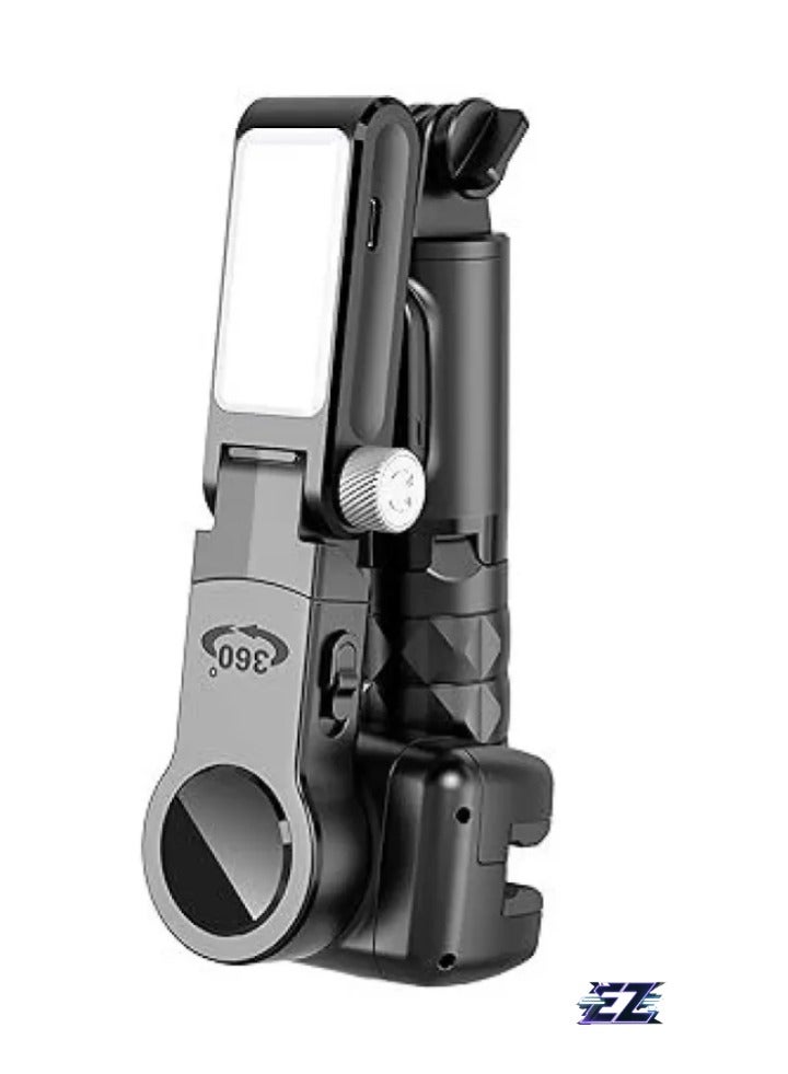 ELTRAZONE Gimbal Stabilizer Selfie Stick Tripod with Fill Light – 3-Axis Stabilization for iPhone, Cell Phone & Smartphones, Perfect for Vlogs & Live Streams  - Image 1