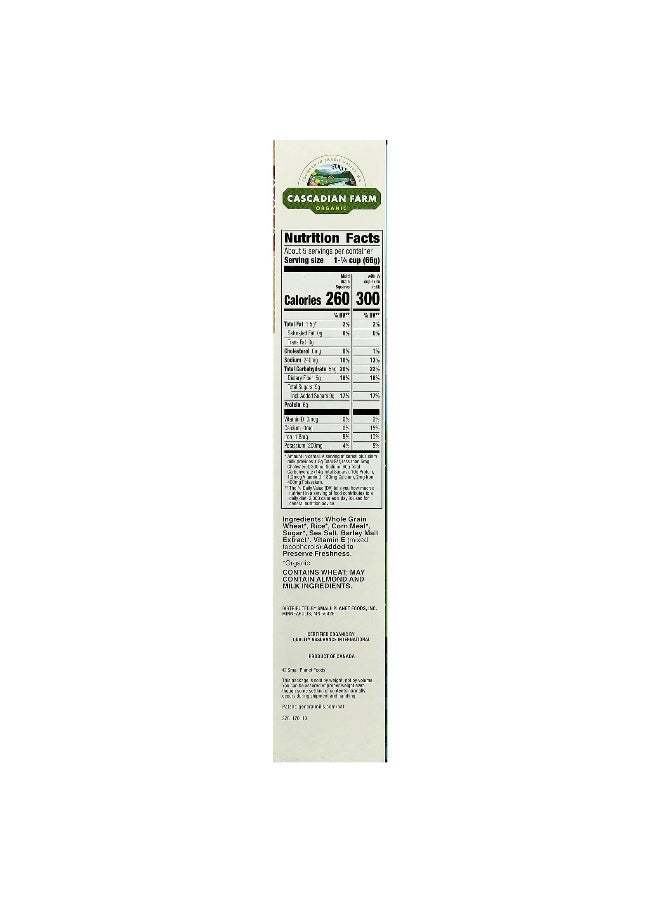 CASCADIAN FARM Cascadian Farm, Organic Multi Grain Squares Cereal, 12.3 oz (348 g) - Image 2