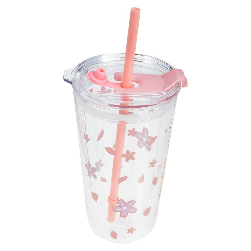 1 Set Juice Cup Glass Cup with Lid Water Drinking Cup for Home - Image 3