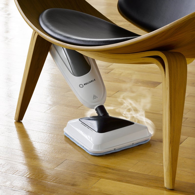Reliable 300CU Steam Floor Mop - Steamboy Pro Electric Steam Scrubber with 4 Microfiber Pads, 1500W, Steam Cleaner for Tile, Grout, Hardwood Floor, and Carpets, 180-Degree Swivel Head - Image 5