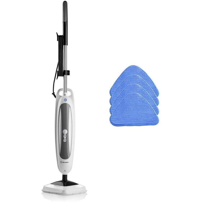 Reliable 300CU Steam Floor Mop - Steamboy Pro Electric Steam Scrubber with 4 Microfiber Pads, 1500W, Steam Cleaner for Tile, Grout, Hardwood Floor, and Carpets, 180-Degree Swivel Head - Image 1