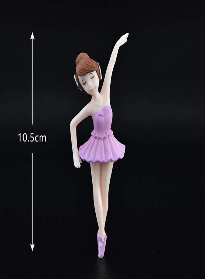 Halloluck 4 Pcs Ballet Miniature Figurine Ballerina Figurines, Ballerina Cake Toppers, Cake Decoration, Plant Pot Craft house Decoration, Landscape Scenes - Image 3