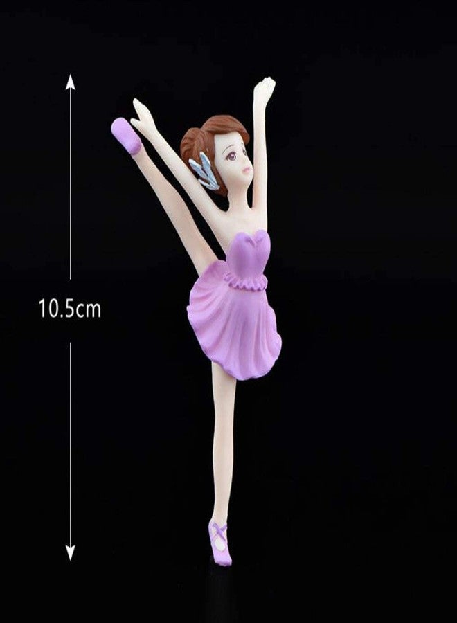 Halloluck 4 Pcs Ballet Miniature Figurine Ballerina Figurines, Ballerina Cake Toppers, Cake Decoration, Plant Pot Craft house Decoration, Landscape Scenes - Image 5