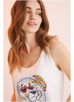 women'secret Short pajamas with straps Pink Panther  - Image 1