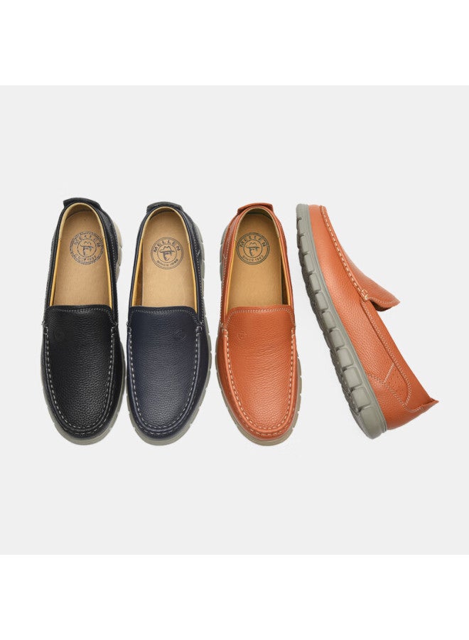 Mellen Soft Sole Slip-on Loafers Comfortable Lazy Shoes Mra67152 Black Size 42 - Image 4