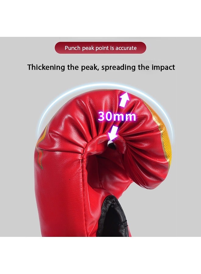 Boxing Gloves - Professional Training Sparring Gloves, 8 Oz Heavy Bag Punching Gloves for Kids, Kids Boxing Gloves for Boxing, Kickboxing, Karate, Muay Thai, MMA Training (8oz) - Image 4