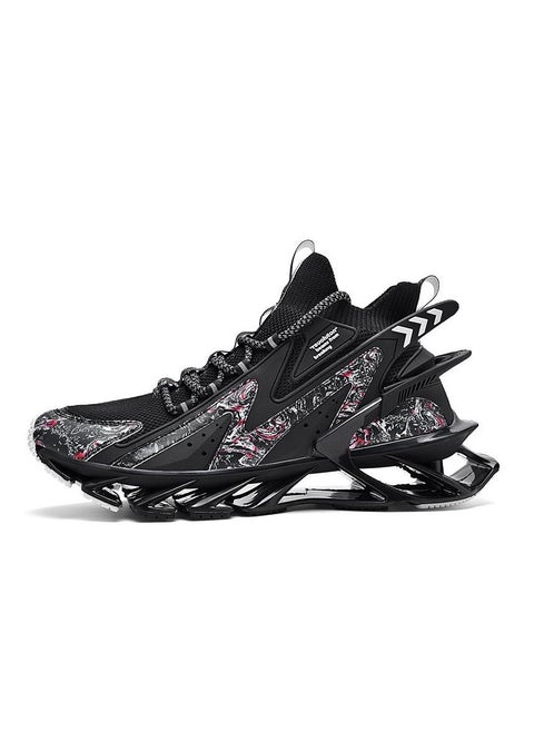 High top lace up men's sports shoes