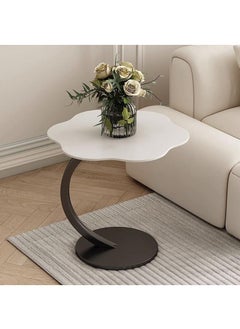 Y&D End Table Side Table With Cloud Shape C-Shaped Coffee Table With Metal Frame For Couch,Beside Small Table For Living Room Bedroom Indoor & Outdoor Nightstand  - Image 1