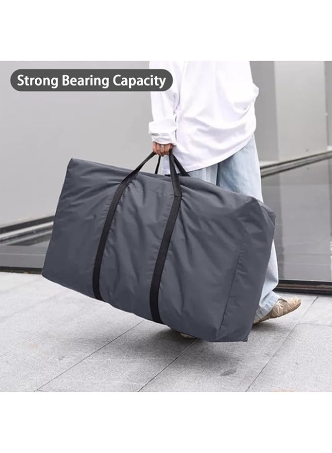 DUNISO 4 Pcs Large Storage Bags,Moving Bags with Strong Zippers & Carrying Handles, Waterproof and Dustproof Underbed Storage Organizer Bag, Sturdy and Durable，for Bedding/Duvets/Pillows/Laundry/Clothes/Moving home，80*45*25cm - Image 3