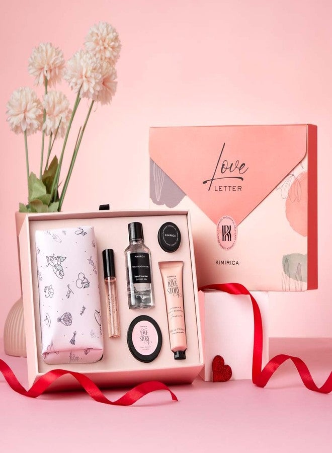 Kimirica Bath & body Gift Set Love Letter Gift Box For Women's & Girl's|Perfect Self Care Gift Set's For Anniversary, Birthday |Pack of 6 - Image 2