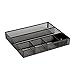 Rolodex Deep Desk Drawer Organizer, Metal Mesh, Black (22131) 11.75 inches long by 15.25 inches wide - Image 2
