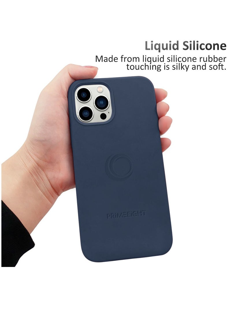 PRIMEEIGHT - iPhone 14 Pro Max Case 6.7 inch Shockproof Curved Edges apple iphone 14 pro max case Anti Scratch iphone 14 Pro Max protective case BLUE - Image 1